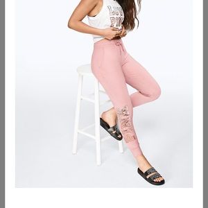 NEW Pink bling joggers